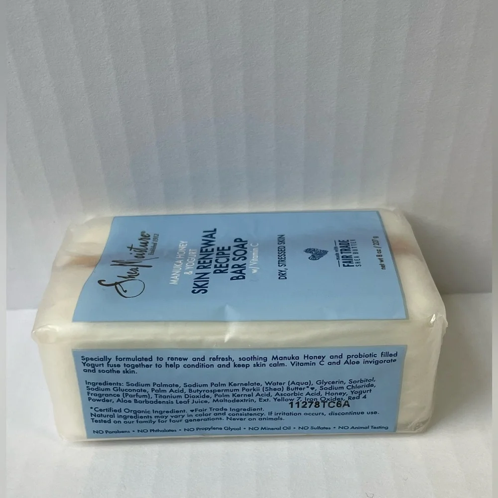 Shea Moisture Manuka Honey & Yogurt Skin Renewal Recipe Bar Soap
